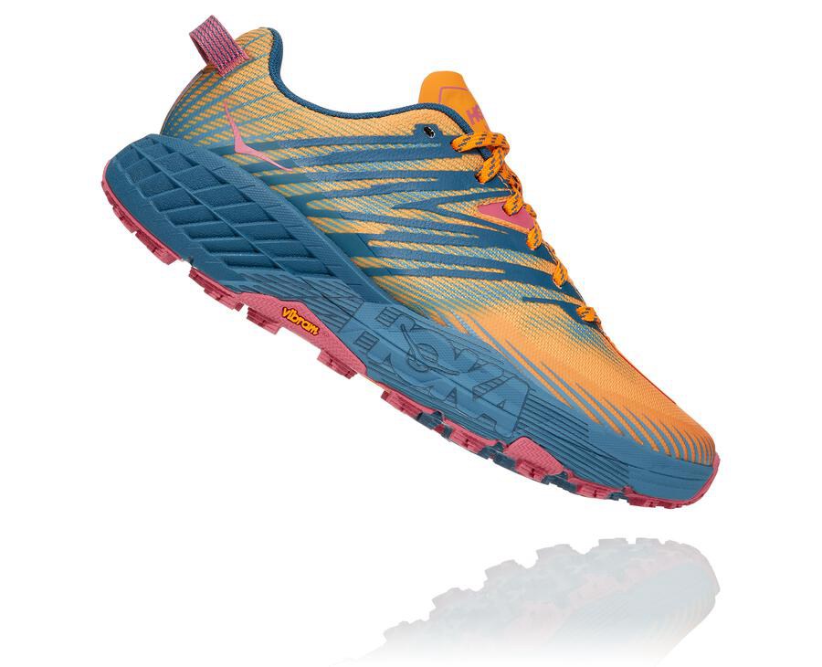 Hoka One One Spor Ayakkabı Kadın Mavi - Speedgoat 4 - GN2863150